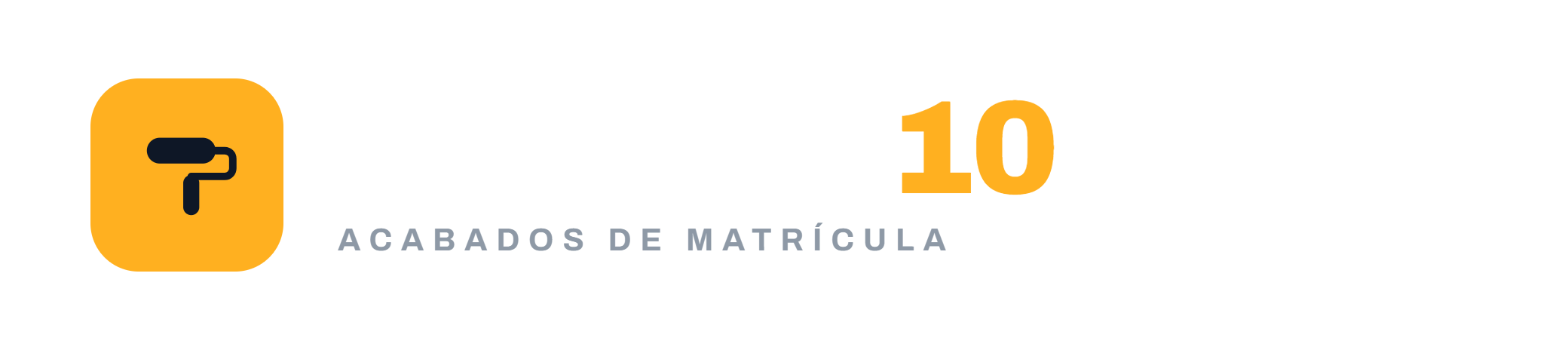 Pintores10 — acabados de matrícula